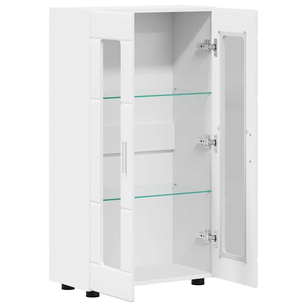 Sideboard FLORIN 55,5 x 29 x 100 cm Hvid Konstrueret træ