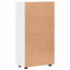 Sideboard FLORIN 55,5 x 29 x 100 cm Hvid Konstrueret træ
