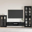 Sideboard FLORIN Sort 55,5 x 29 x 100 cm Konstrueret træ