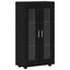 Sideboard FLORIN 55,5 x 29 x 100 cm Sort Konstrueret træ
