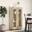 Sideboard FLORIN Sonoma eg 55,5 x 29 x 100 cm Konstrueret træ