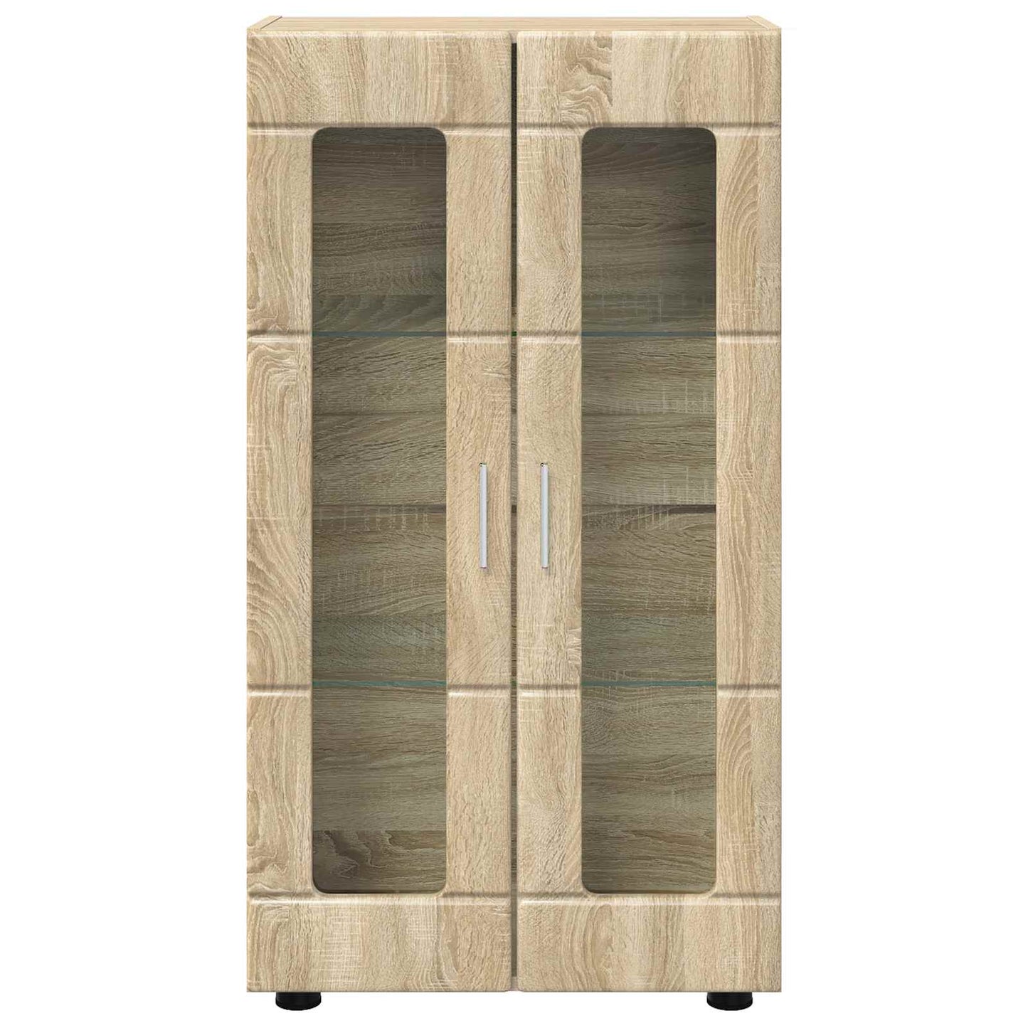 Sideboard FLORIN Sonoma eg 55,5 x 29 x 100 cm Konstrueret træ