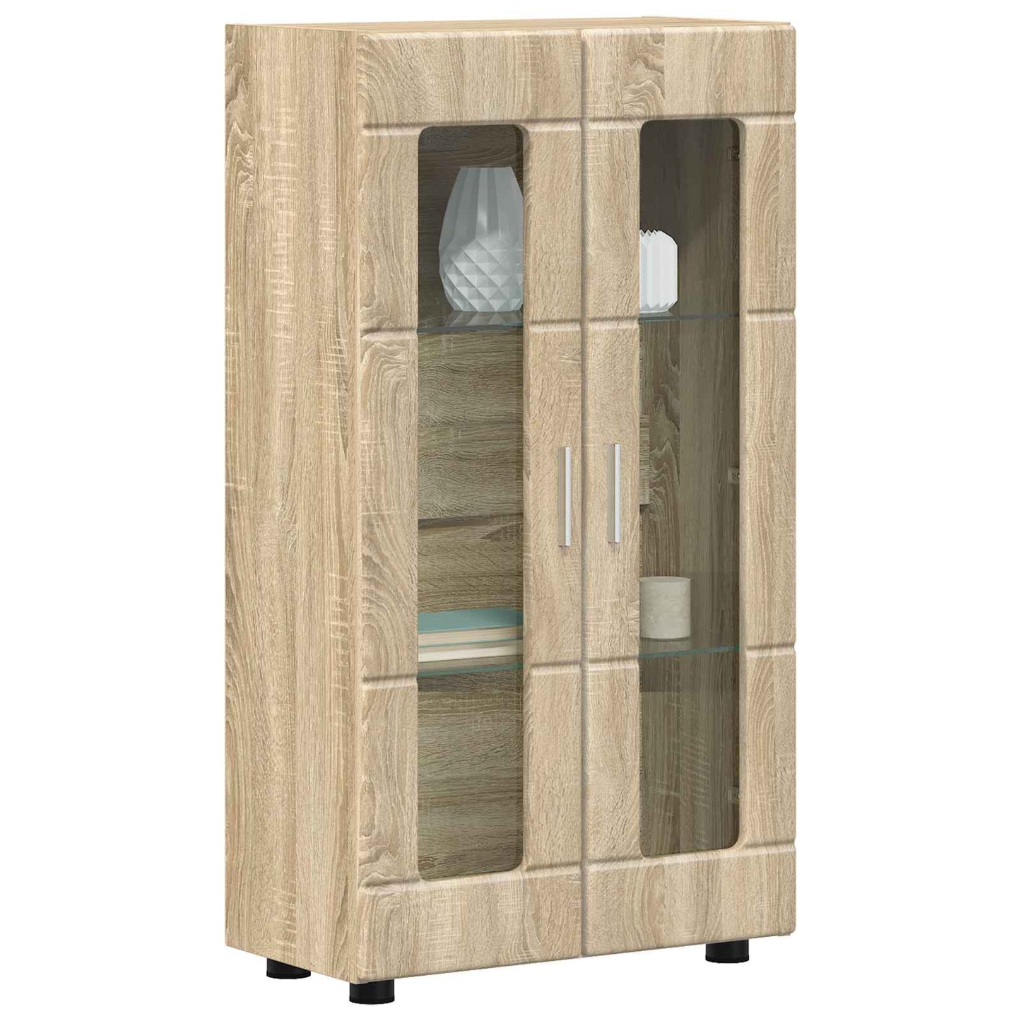 Sideboard FLORIN Sonoma eg 55,5 x 29 x 100 cm Konstrueret træ