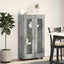 Sideboard FLORIN 55,5 x 29 x 100 cm Beton Grå Konstrueret træ