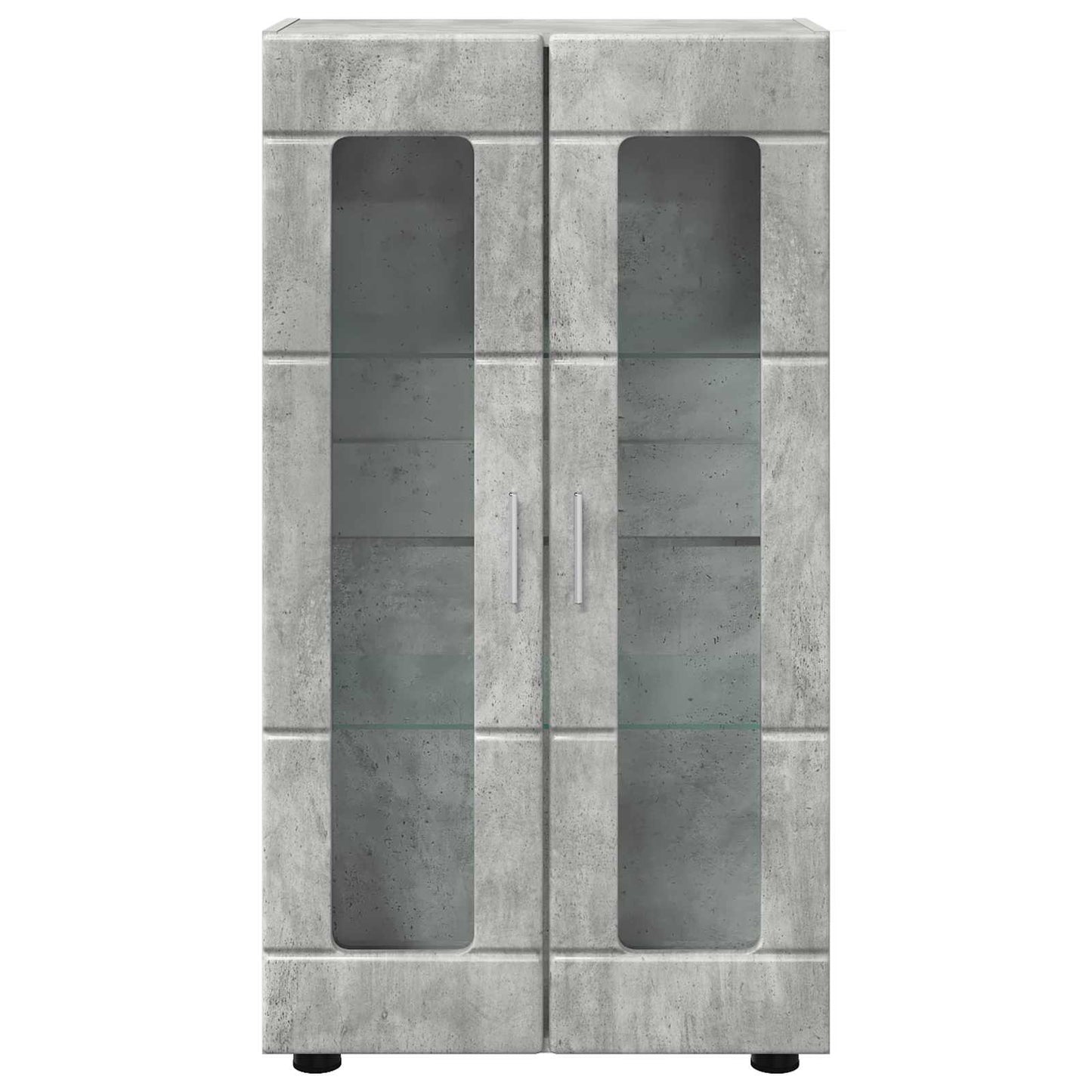 Sideboard FLORIN 55,5 x 29 x 100 cm Beton Grå Konstrueret træ