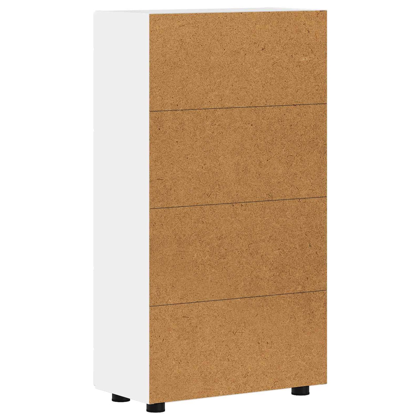 Sideboard FLORIN 55,5 x 29 x 100 cm Høj gloss hvid