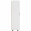 Sideboard FLORIN 55,5 x 29 x 100 cm Høj gloss hvid