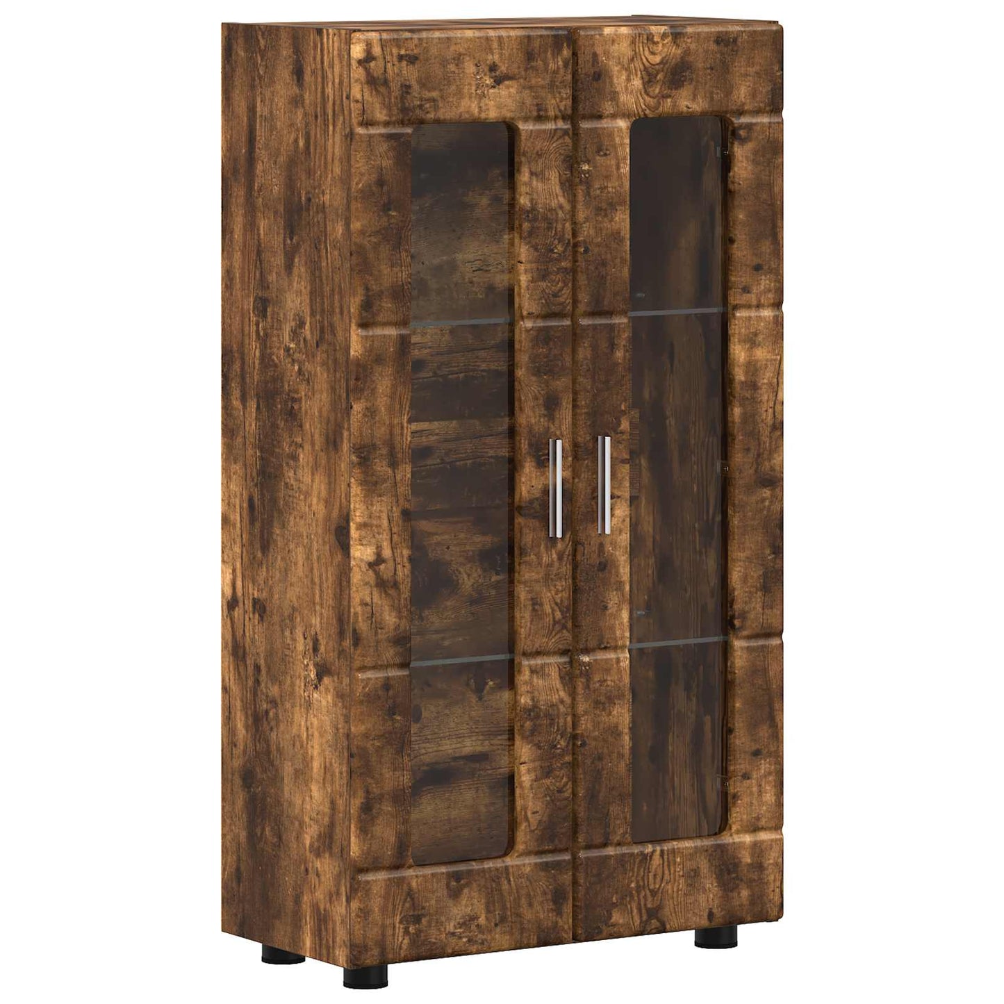 Sideboard FLORIN Røget eg 55,5 x 29 x 100 cm Konstrueret træ