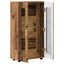 Sideboard FLORIN Gammelt træ 55,5 x 29 x 100 cm Konstrueret træ