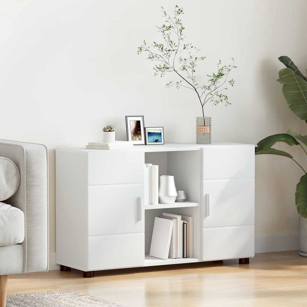 Sideboard FLORIN Hvid 88,5 x 30,5 x 55,5 cm Konstrueret træ