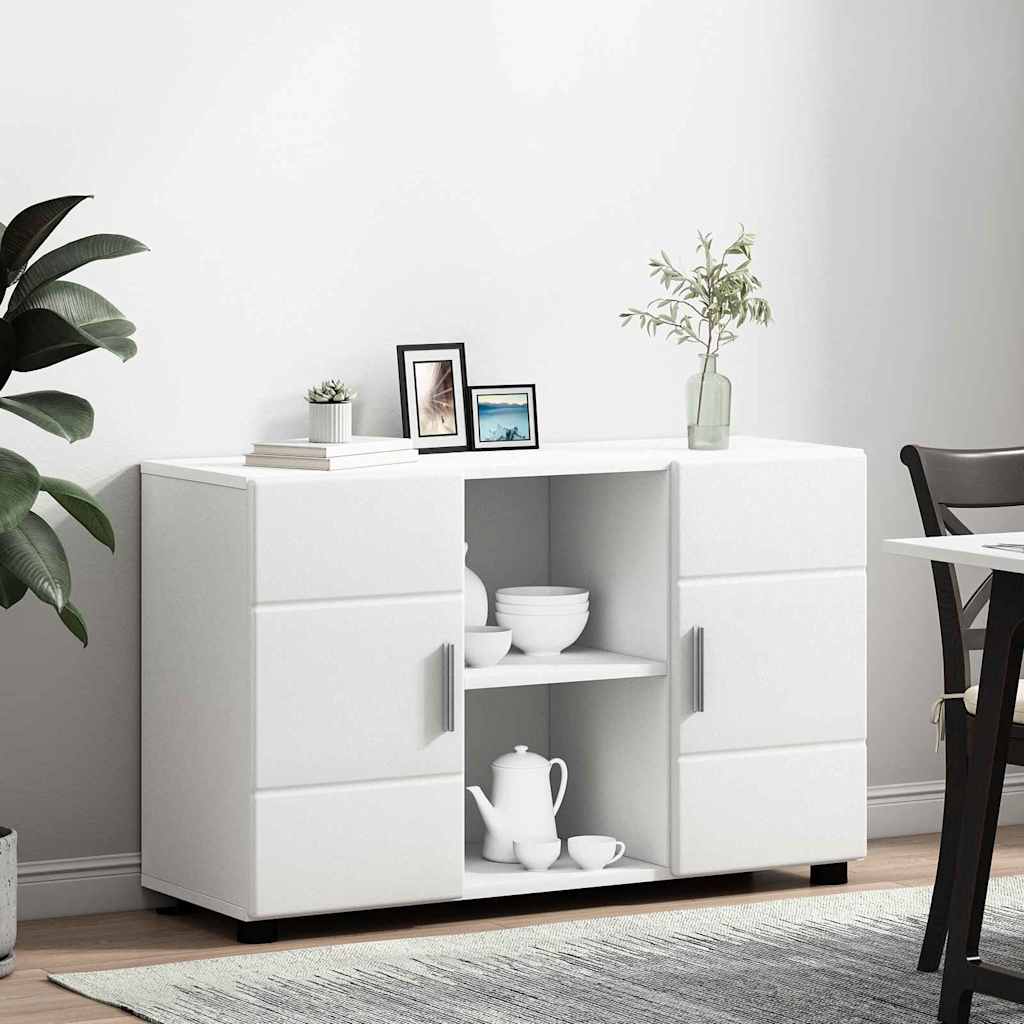 Sideboard FLORIN Hvid 88,5 x 30,5 x 55,5 cm Konstrueret træ