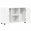 Sideboard FLORIN Hvid 88,5 x 30,5 x 55,5 cm Konstrueret træ