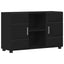 Sideboard FLORIN 88,5 x 30,5 x 55,5 cm Sort Konstrueret træ