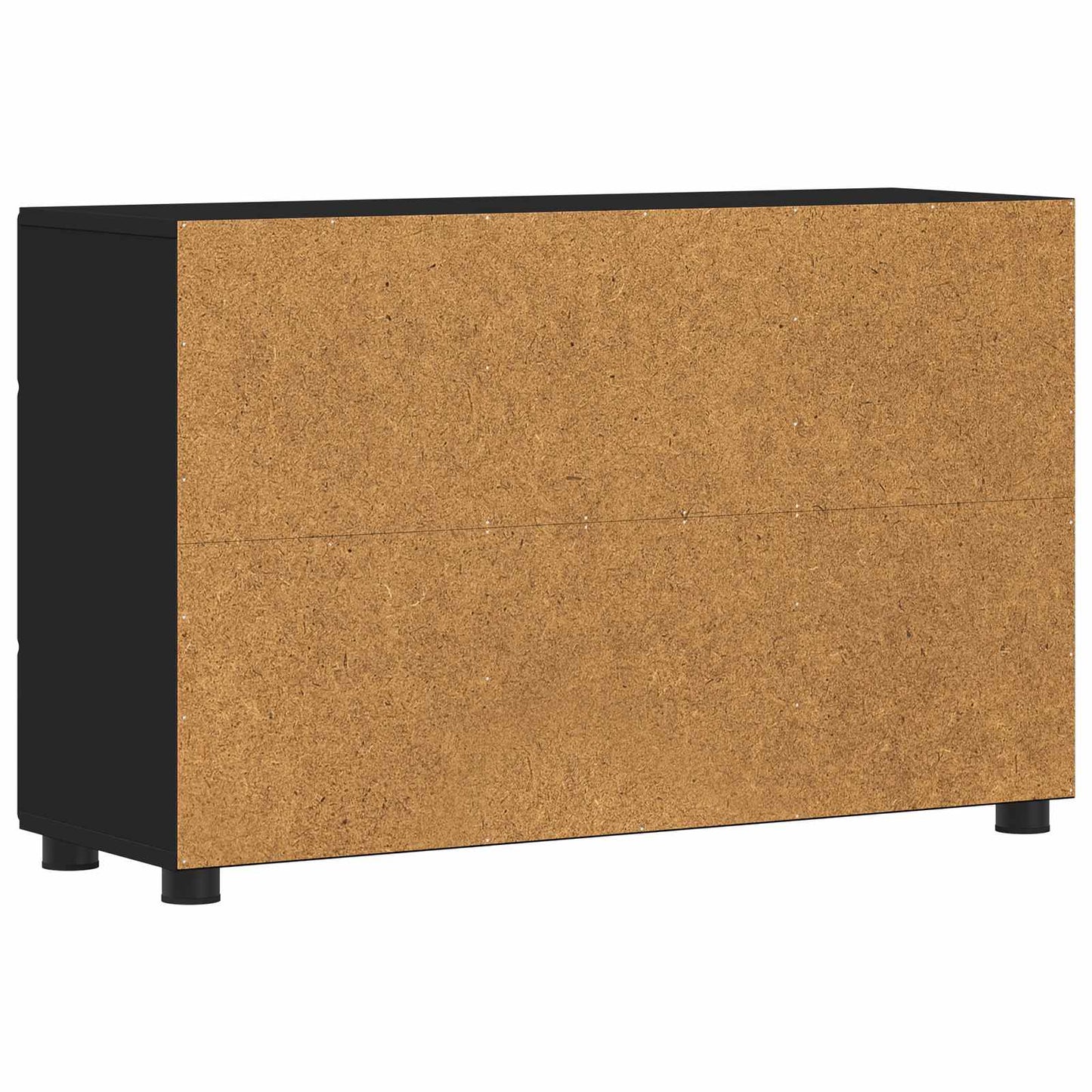 Sideboard FLORIN 88,5 x 30,5 x 55,5 cm Sort Konstrueret træ