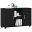 Sideboard FLORIN Sort 88,5 x 30,5 x 55,5 cm Konstrueret træ