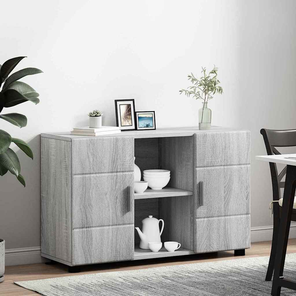 Sideboard FLORIN 88,5 x 30,5 x 55,5 cm Grå Sonoma
