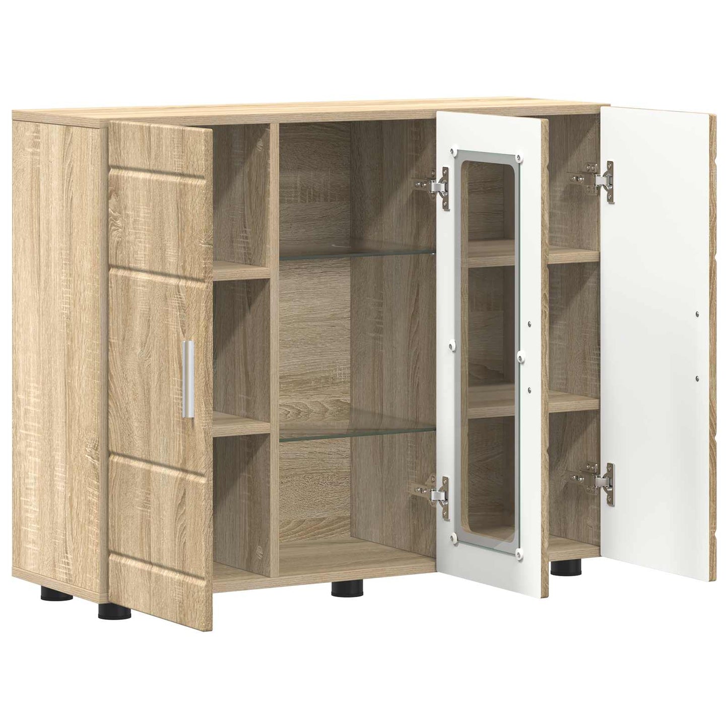 Træskab Sonoma eg 88,5 x 30,5 x 73 cm Konstrueret træ