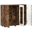 Træskab Røget eg 88,5 x 30,5 x 73 cm Konstrueret træ