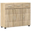 Sideboard FLORIN Sonoma eg 88,5 x 30,5 x 73 cm Konstrueret træ