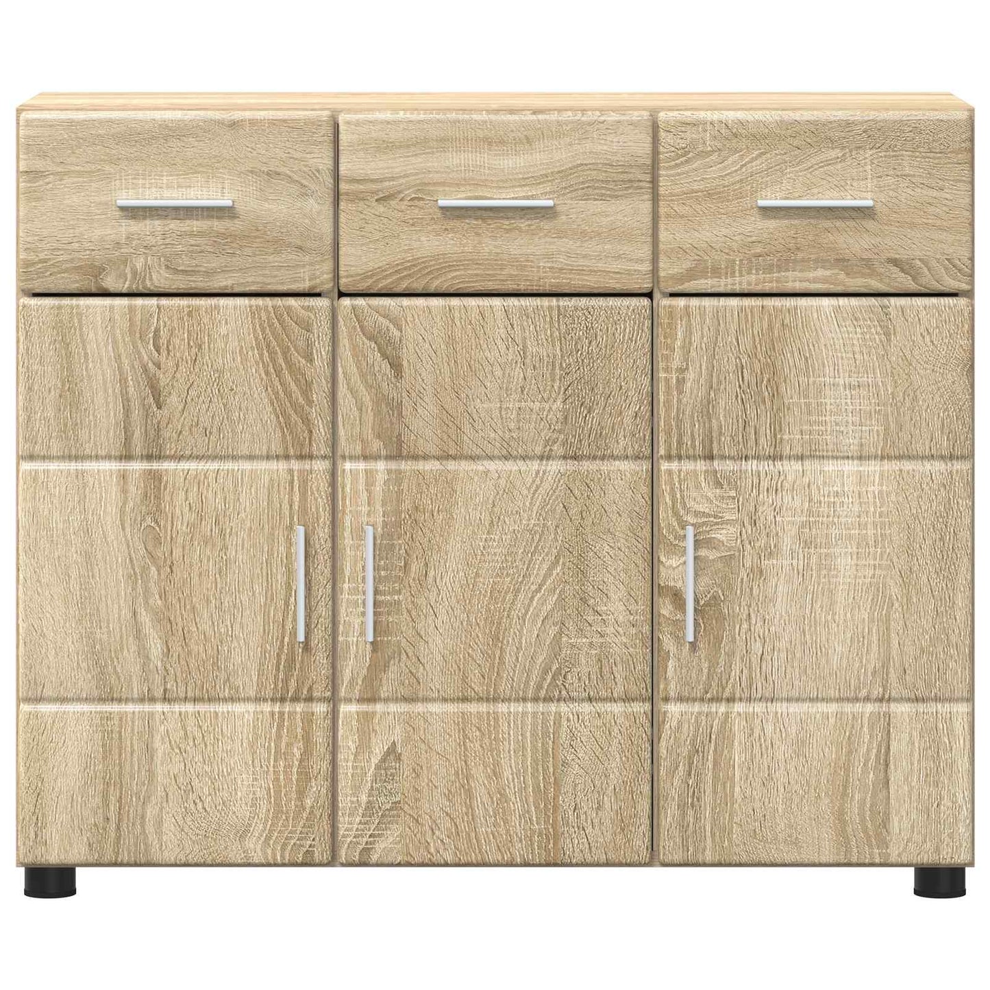 Sideboard FLORIN Sonoma eg 88,5 x 30,5 x 73 cm Konstrueret træ