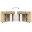 Sideboard FLORIN Sonoma eg 88,5 x 30,5 x 73 cm Konstrueret træ