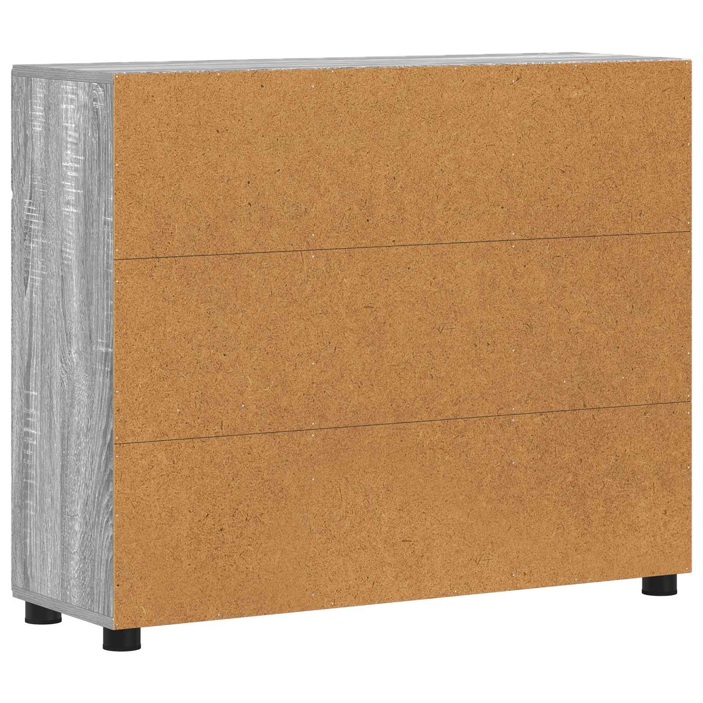 Sideboard FLORIN Grå Sonoma 88,5 x 30,5 x 73 cm Konstrueret træ