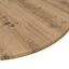 Bordplade Ø 60 x 1,5 cm Rund Konstrueret træ Artisan-eg