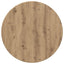 Bordplade Ø 60 x 1,5 cm Rund Konstrueret træ Artisan-eg