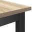 Spisebænk Sonoma eg 100 x 32,5 x 48,5 cm Ingeniørtræ og stål