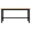 Spisebænk Sonoma eg 100 x 32,5 x 48,5 cm Ingeniørtræ og stål