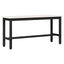 Spisebænk 2 pcs Hvid 100 x 32,5 x 49 cm Massivt fyrretræ