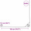 Tarpaulin 650g / m² Brun 6 x 8 m Lærred med PVC-belægning