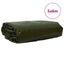 Tarpaulin 650g / m² Oliven grøn 5 x 6 m Lærred med PVC-belægning