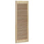 Skabsdør 4 pcs Naturfarvet 110 x 2,1 x 39,5 cm Massiv fyrretræ