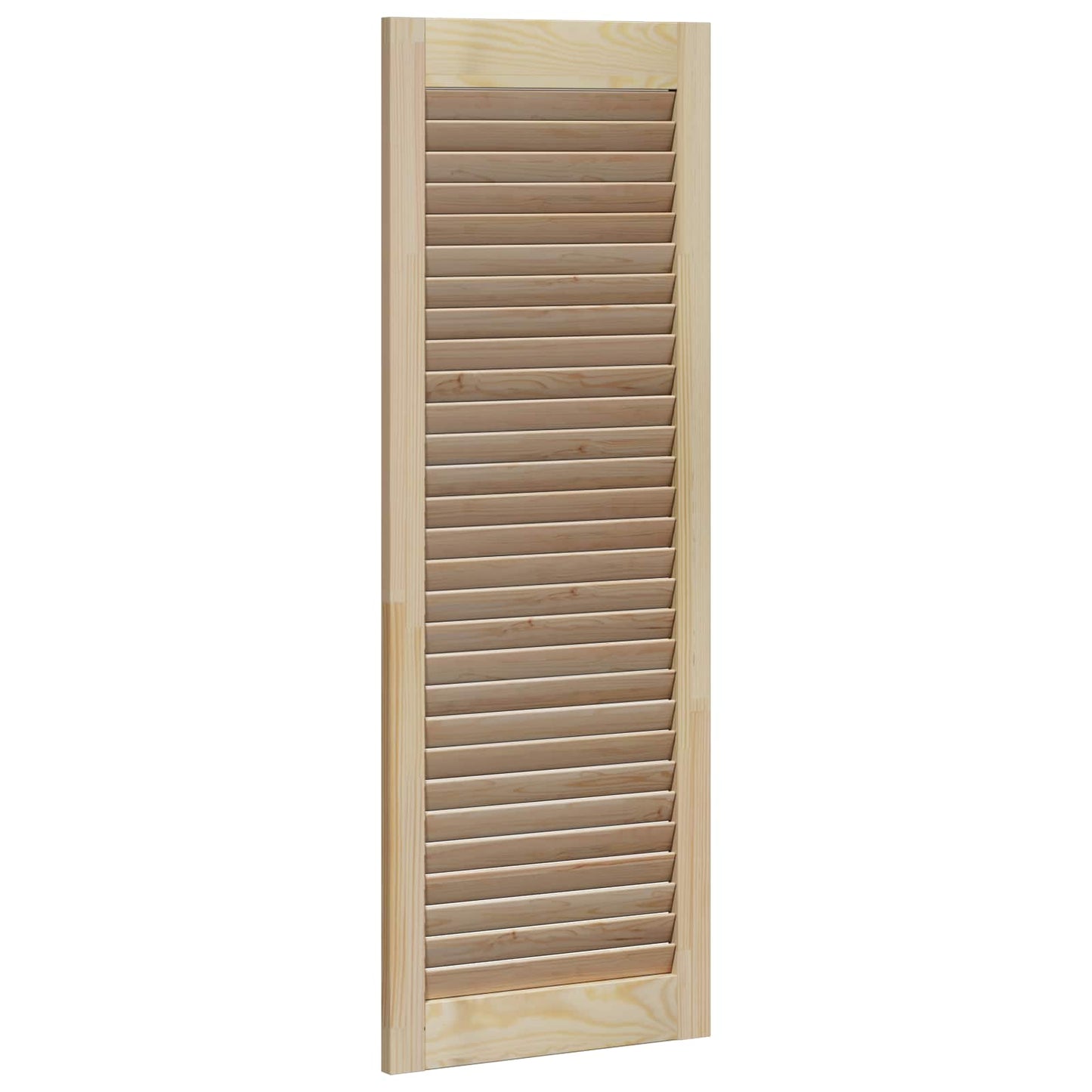 Skabsdør 4 pcs Naturfarvet 110 x 2,1 x 39,5 cm Massiv fyrretræ