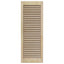 Skabsdør 4 pcs Naturfarvet 110 x 2,1 x 39,5 cm Massiv fyrretræ
