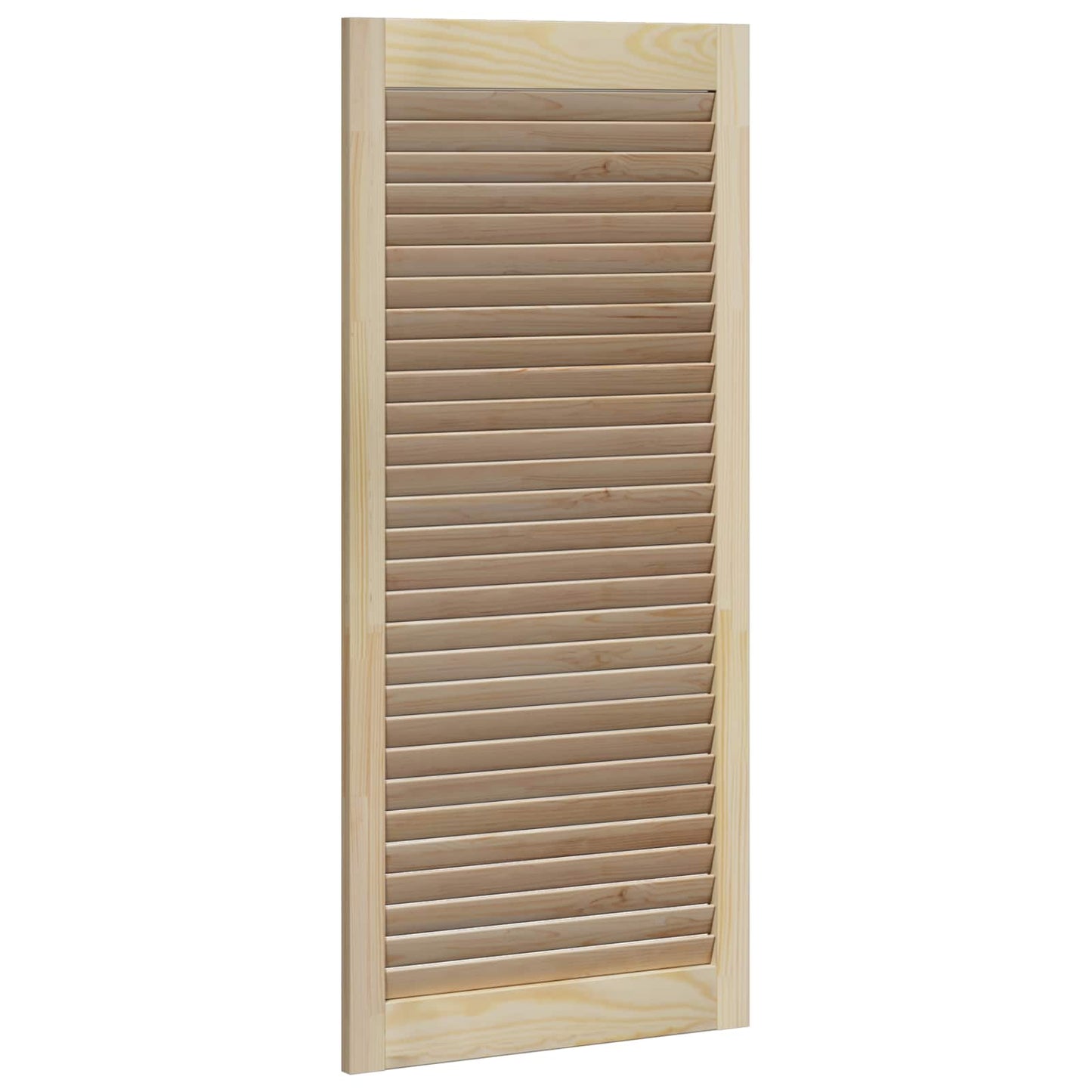 Skabsdør 4 pcs Naturfarvet 49,5 x 2,1 x 110 cm Massiv fyrretræ