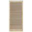 Skabsdør 4 pcs Naturfarvet 49,5 x 2,1 x 110 cm Massiv fyrretræ