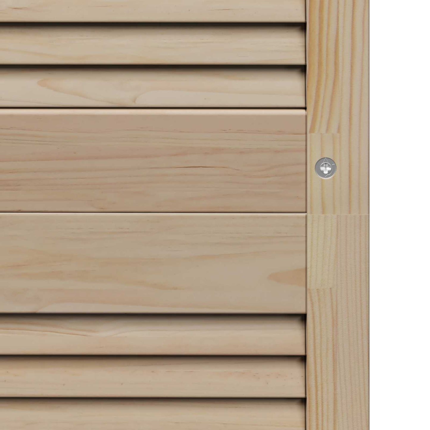 Skabsdør med dør 4 pcs Naturfarvet 140,5 x 2,1 x 39,5 cm
