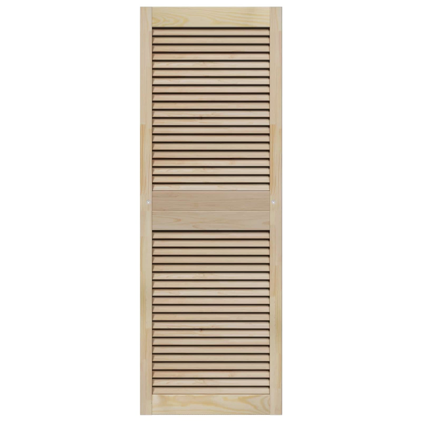 Skabsdør med dør 4 pcs Naturfarvet 49,5 x 2,1 x 140,5 cm