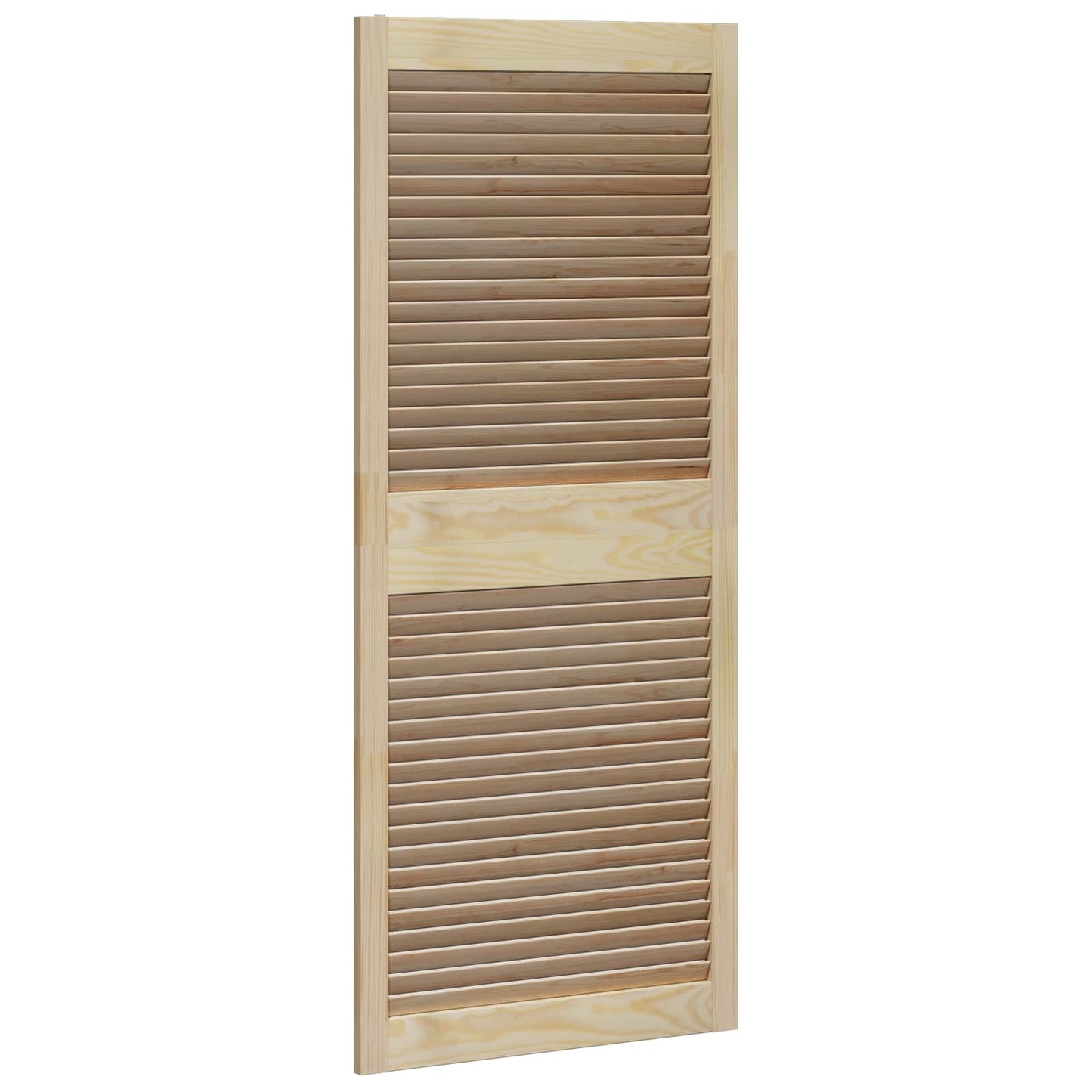 Skabsdør med dør 4 pcs Naturfarvet 140,5 x 2,1 x 59,5 cm
