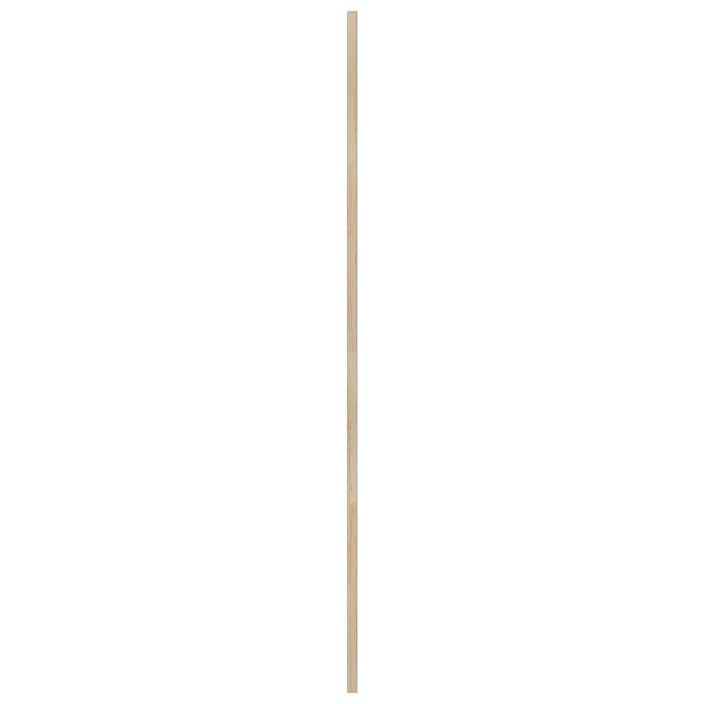Skabsdør med dør 4 pcs Naturfarvet 140,5 x 2,1 x 59,5 cm