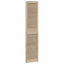 Skabsdør 4 pcs Naturfarvet 170 x 2,1 x 39,5 cm Massiv fyrretræ