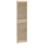 Skabsdør 4 pcs Naturfarvet 170 x 2,1 x 49,5 cm Massiv fyrretræ