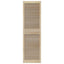 Skabsdør 4 pcs Naturfarvet 170 x 2,1 x 49,5 cm Massiv fyrretræ