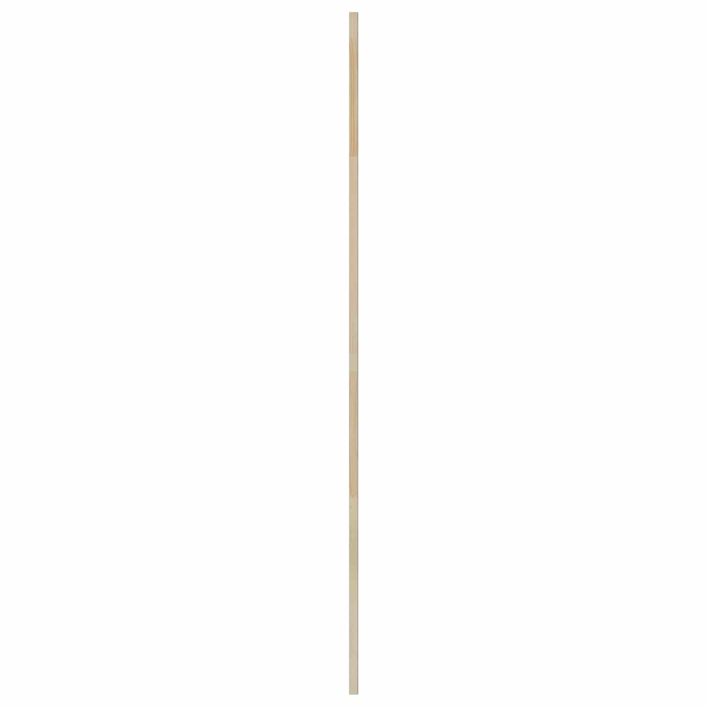 Skabsdør 4 pcs Naturfarvet 170 x 2,1 x 49,5 cm Massiv fyrretræ