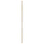 Skabsdør 4 pcs Naturfarvet 201 x 2,1 x 49,5 cm Massiv fyrretræ