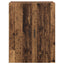 Vægmonteret skab 2 pcs Gammelt træ 69,5 x 34 x 90 cm