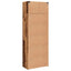 Opbevaringsskab 2 pcs Gammelt træ 80 x 42,5 x 225 cm
