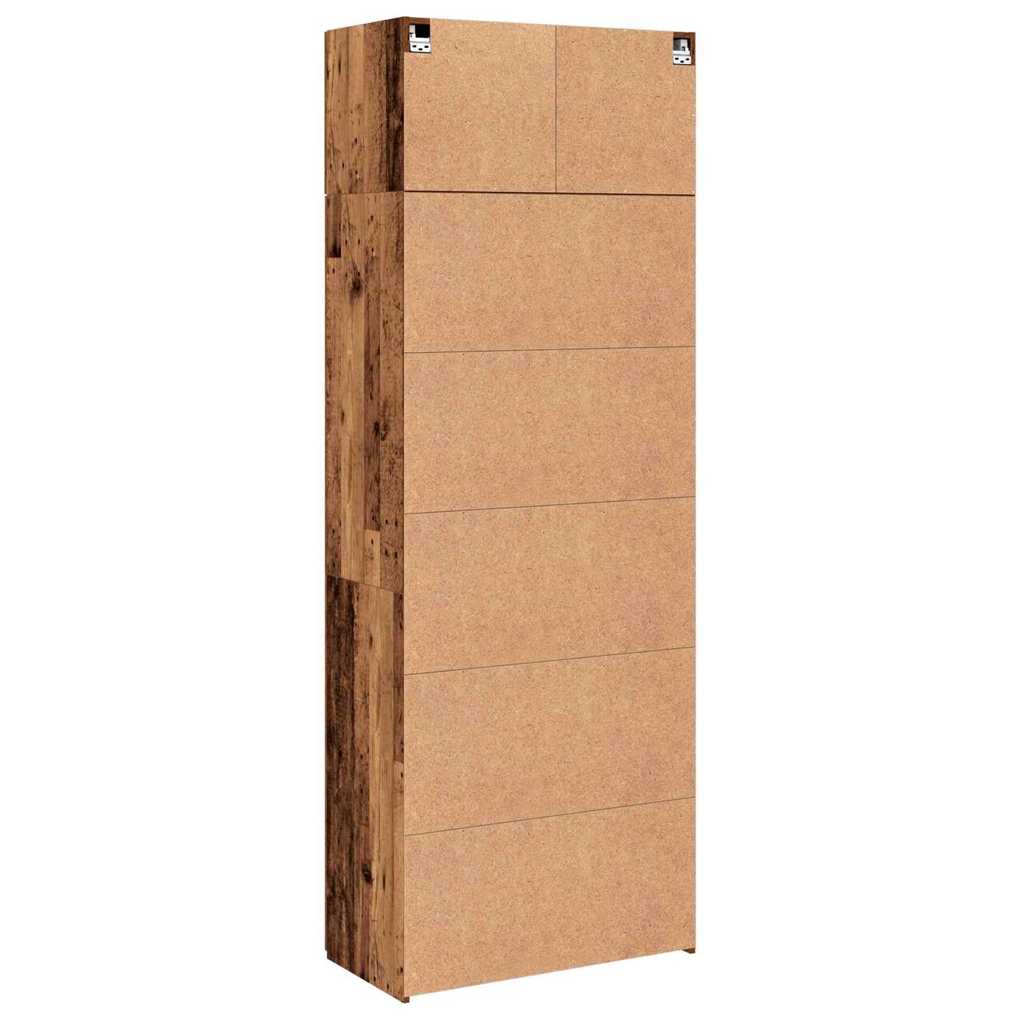 Opbevaringsskab 2 pcs Gammelt træ 80 x 42,5 x 225 cm